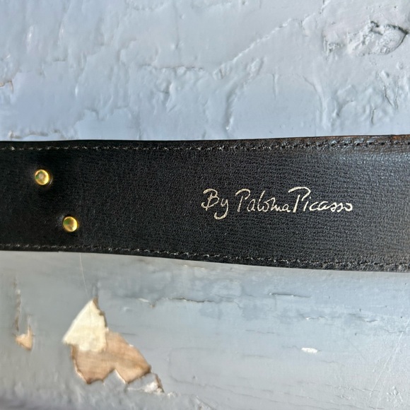 Vintage Paloma Picasso Gold X detail Belt, Small - Picture 10 of 10